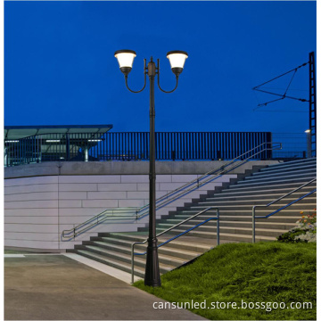 2.6M Best Price Integrated Solar Powered LED Lawn Pole Lamp